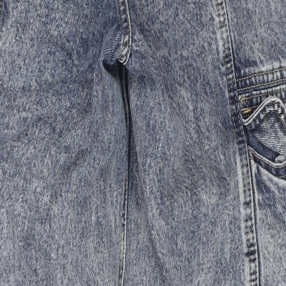 BDG Womens Blue Cotton Straight Jeans Size 27 in L30 in Regular Zip - Cargo Style