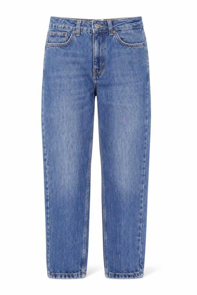 Womens UK Size 24 in Topshop Regular Fit Straight Blue Jeans