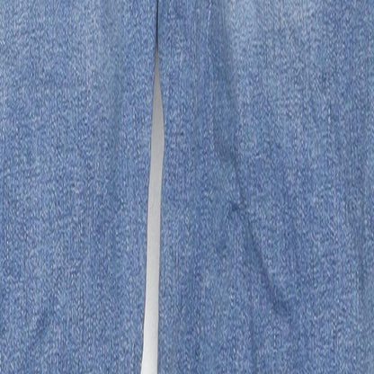 Noisy may Womens Blue Cotton Skinny Jeans Size 25 in L32 in Regular Zip