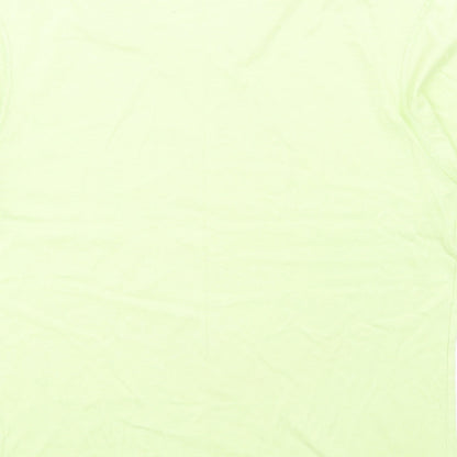Blue Harbour Mens Green Cotton T-Shirt Size S Round Neck