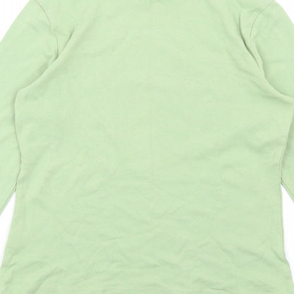 Womens UK Size 8 Marks and Spencer Green Basic T-Shirt
