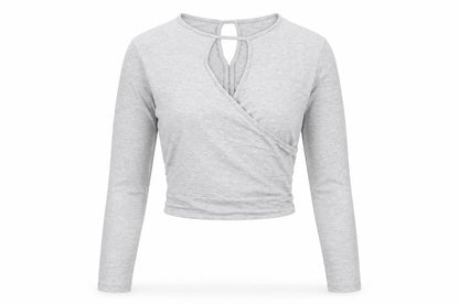 NEXT Womens Grey Striped Modal Basic T-Shirt Size S Round Neck - Cut Out