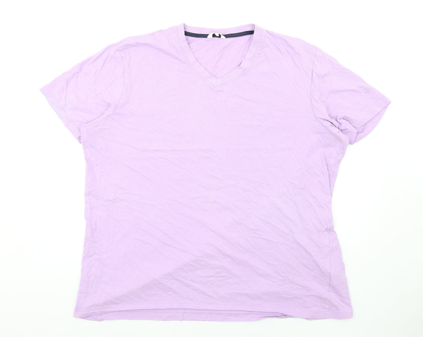 Mens UK Size 2XL Cotton Traders Purple  T-Shirt