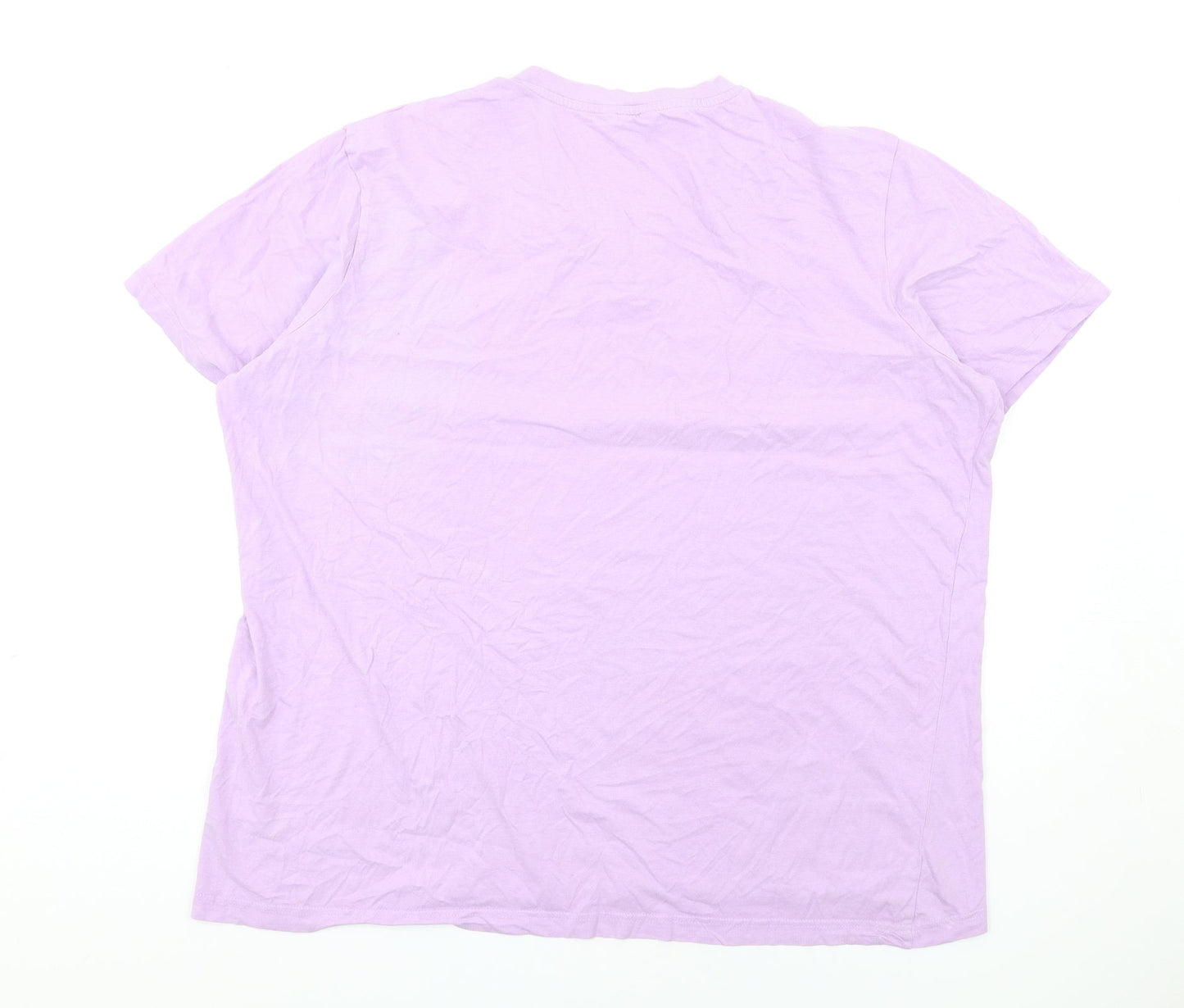 Mens UK Size 2XL Cotton Traders Purple  T-Shirt