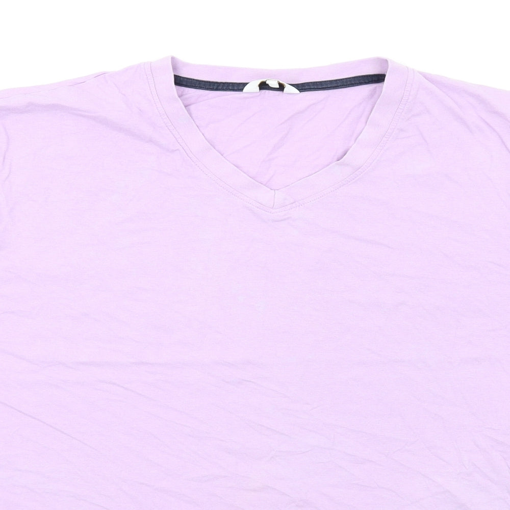 Mens UK Size 2XL Cotton Traders Purple  T-Shirt