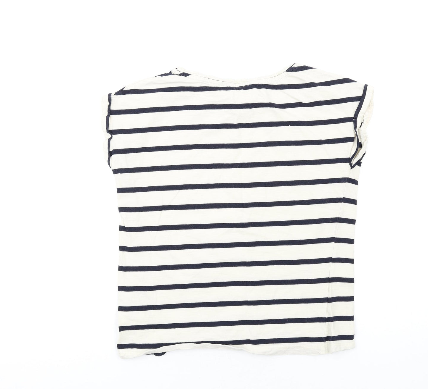 Womens UK Size 8 Dorothy Perkins Ivory Basic T-Shirt