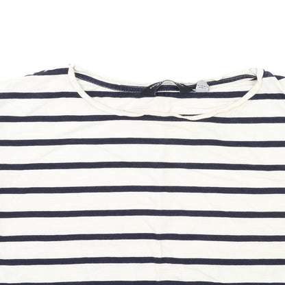 Womens UK Size 8 Dorothy Perkins Ivory Basic T-Shirt