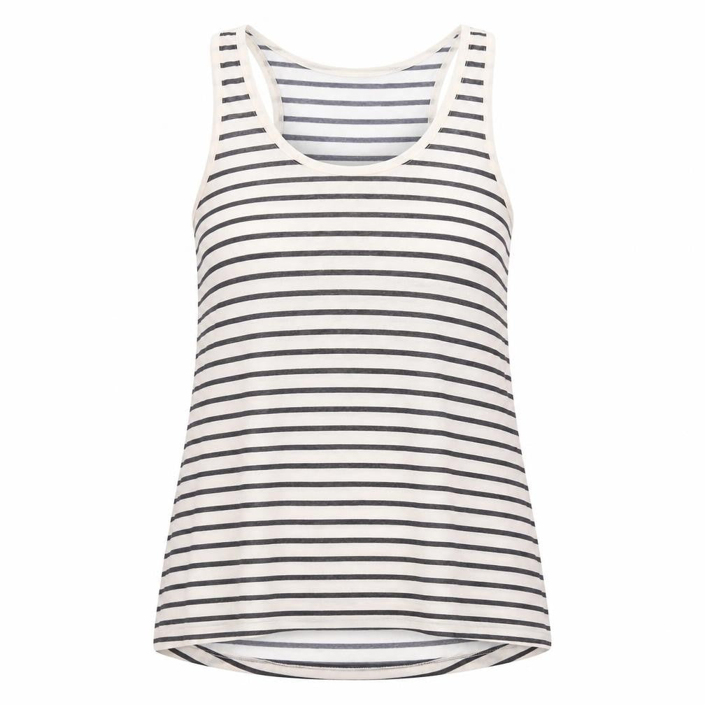 Womens UK Size M H&M Ivory Basic Tank