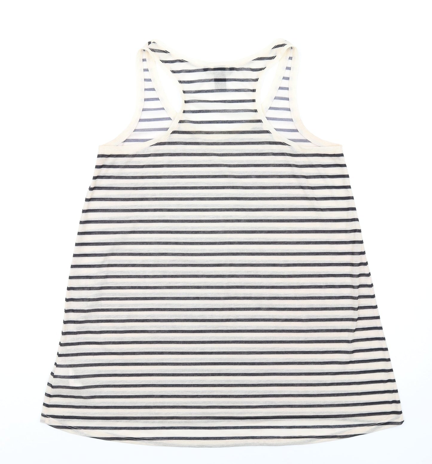 Womens UK Size M H&M Ivory Basic Tank