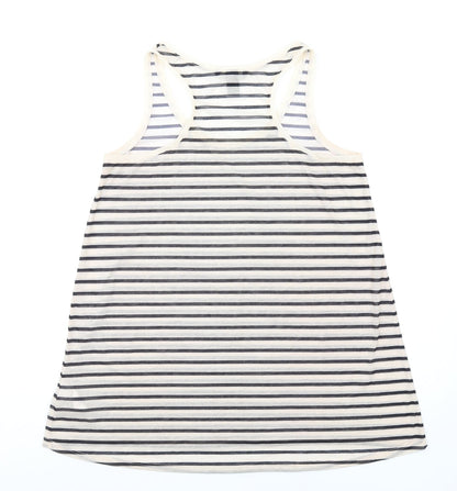 Womens UK Size M H&M Ivory Basic Tank
