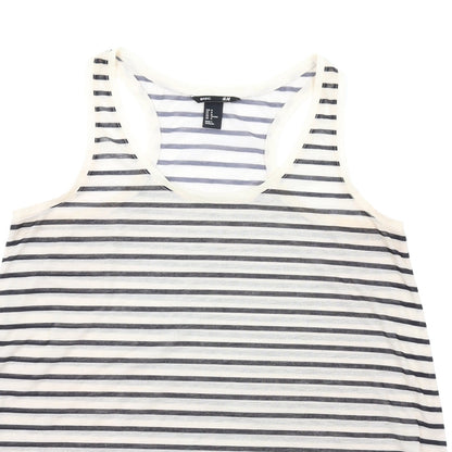 Womens UK Size M H&M Ivory Basic Tank