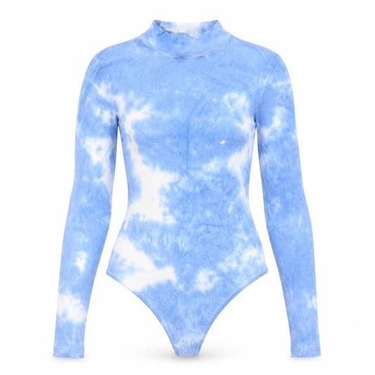 Womens UK Size 6 Nasty Gal One-Piece Blue Bodysuit