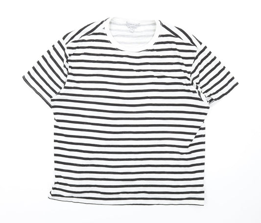 Womens UK Size M Another Influence White Basic T-Shirt