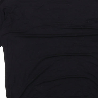 Womens UK Size 12 Principles Black Basic T-Shirt