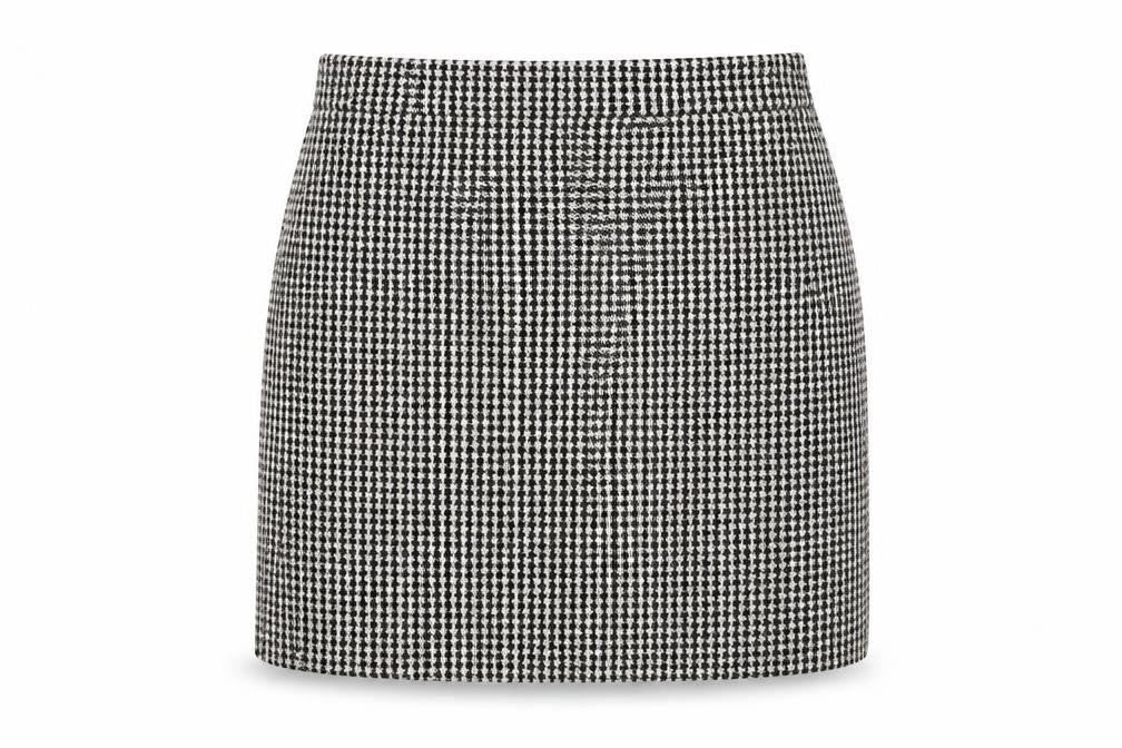 Womens UK Size 6 H&M A-Line Tweed Skirt