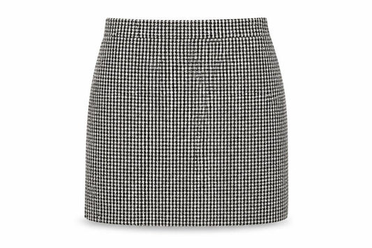 Womens UK Size 6 H&M A-Line Tweed Skirt