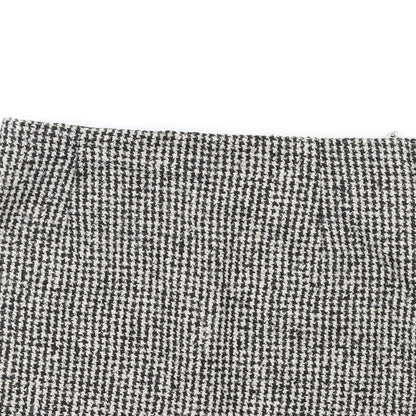 H&M Womens Beige Polyester A-Line Skirt Size 6 Zip