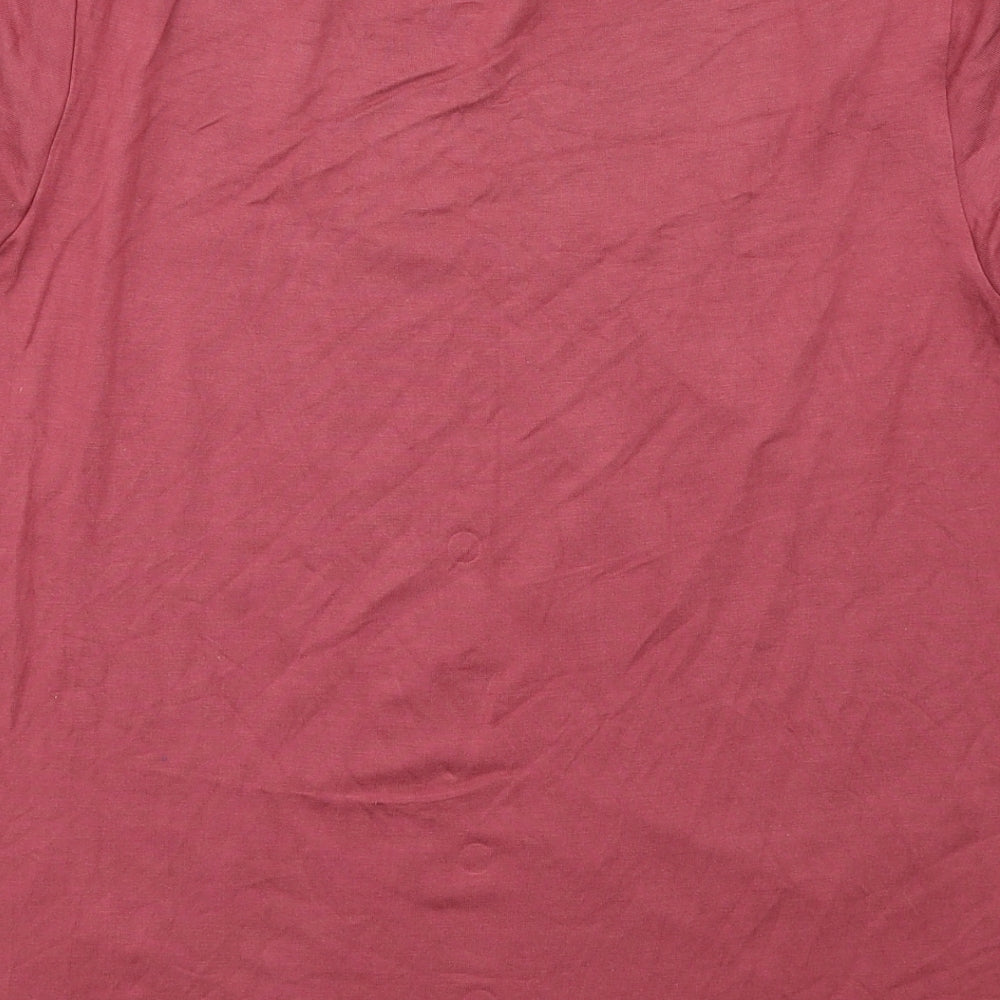 Autograph Womens Red Modal Basic T-Shirt Size 20 Scoop Neck