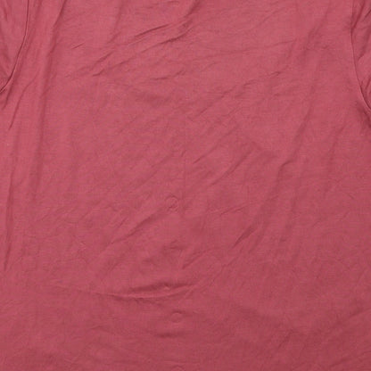 Autograph Womens Red Modal Basic T-Shirt Size 20 Scoop Neck