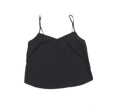 Womens UK Size 12 Marks and Spencer Black Camisole Tank