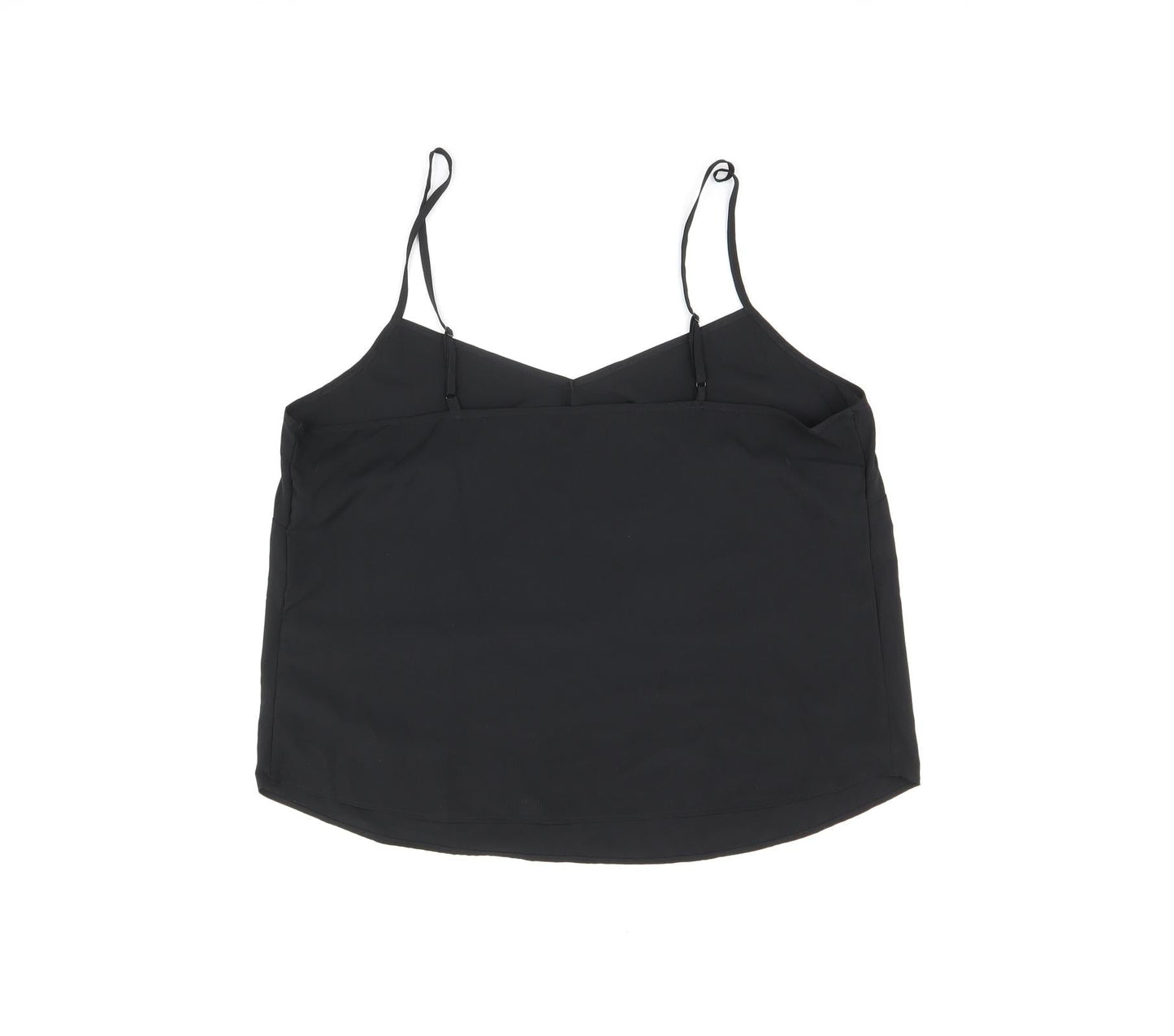 Womens UK Size 12 Marks and Spencer Black Camisole Tank
