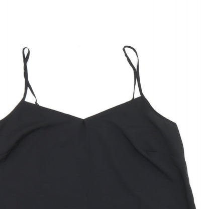 Womens UK Size 12 Marks and Spencer Black Camisole Tank