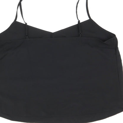 Womens UK Size 12 Marks and Spencer Black Camisole Tank