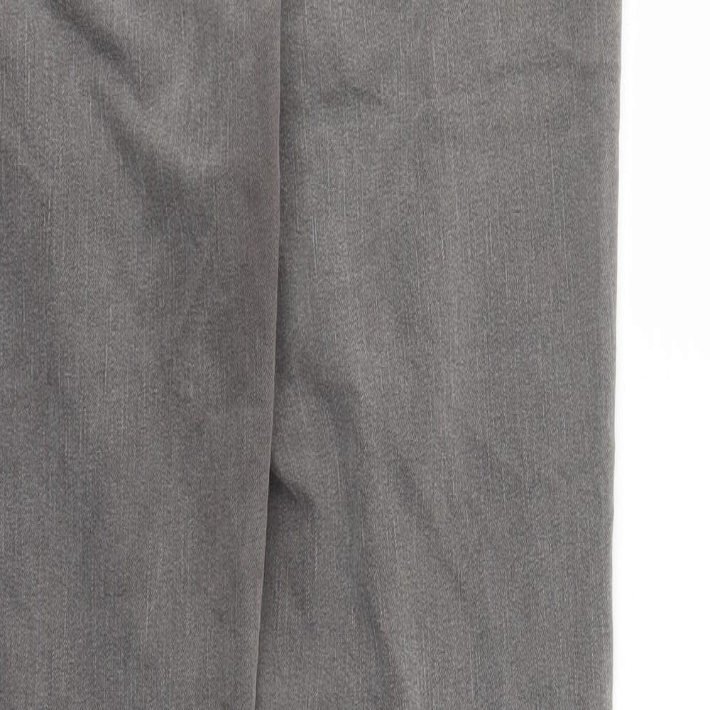 Yessica Womens Grey Cotton Straight Jeans Size 32 in L30 in Regular Zip