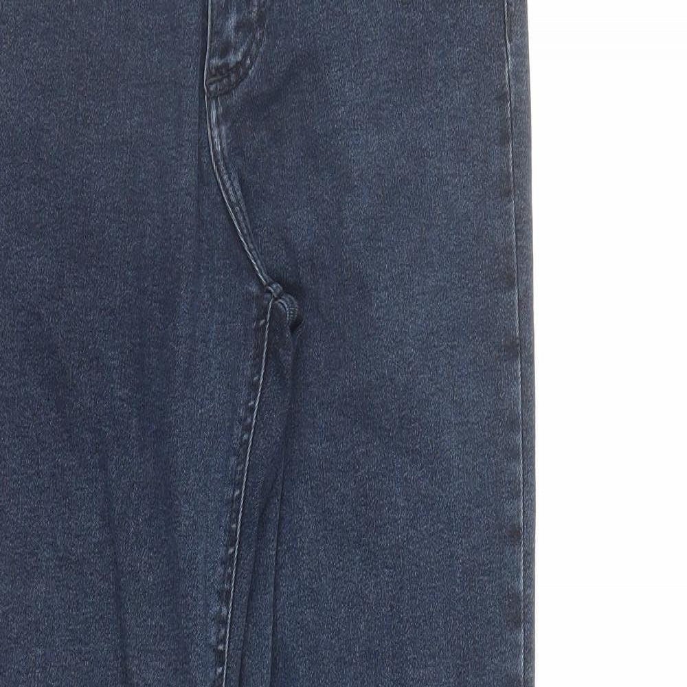 Zara Womens Blue Polyester Skinny Jeans Size 26 in L28 in Regular Zip