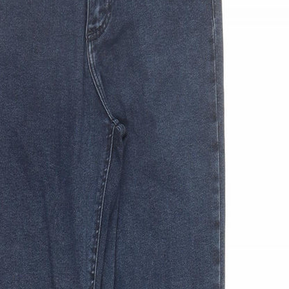 Zara Womens Blue Polyester Skinny Jeans Size 26 in L28 in Regular Zip