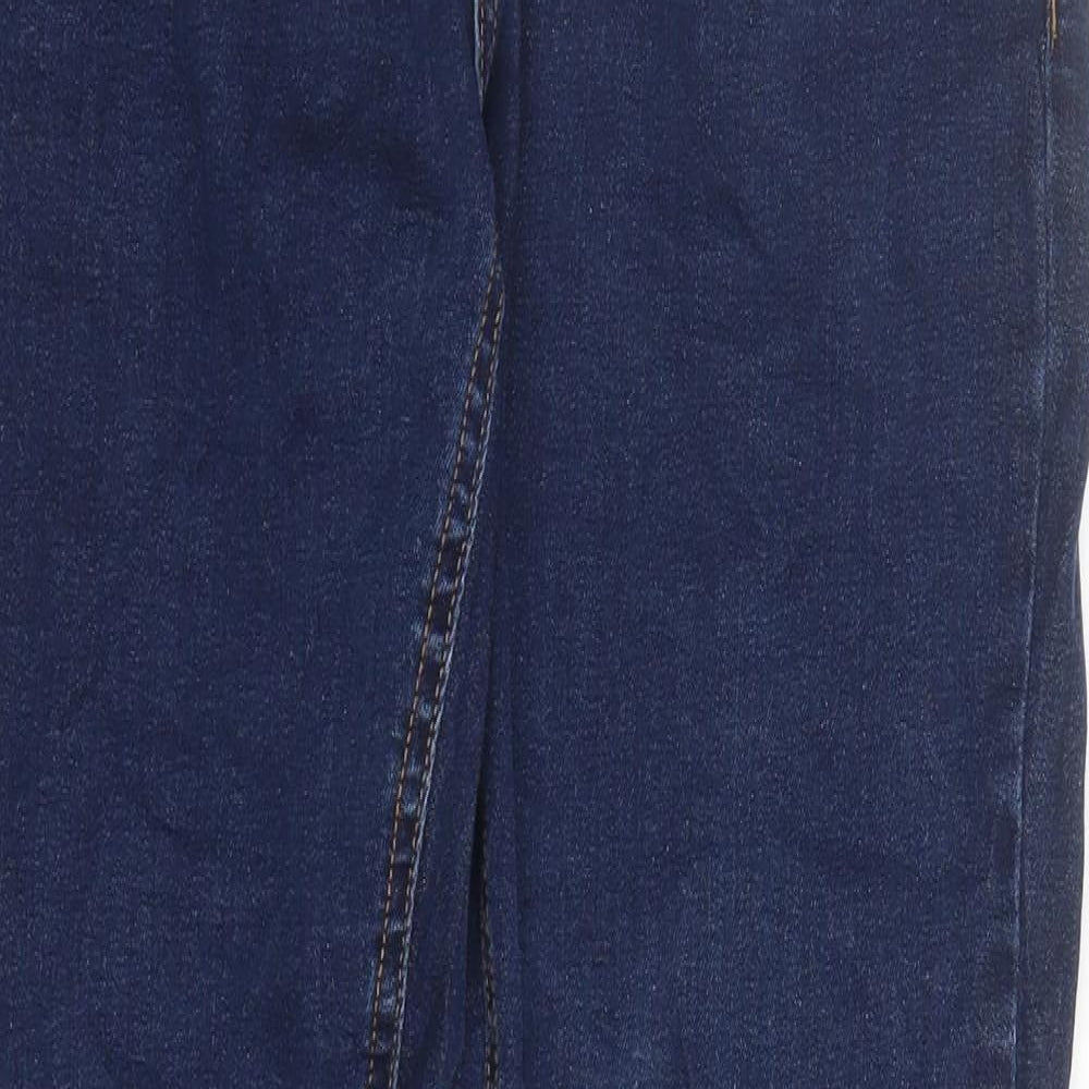 Denim & Co. Mens Blue Cotton Straight Jeans Size 30 in L30 in Slim Button