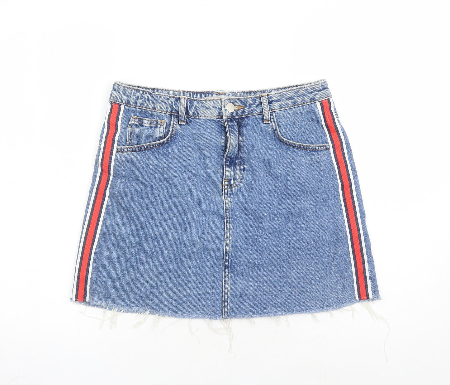 Womens UK Size 12 Denim & Co. A-Line Denim Skirt
