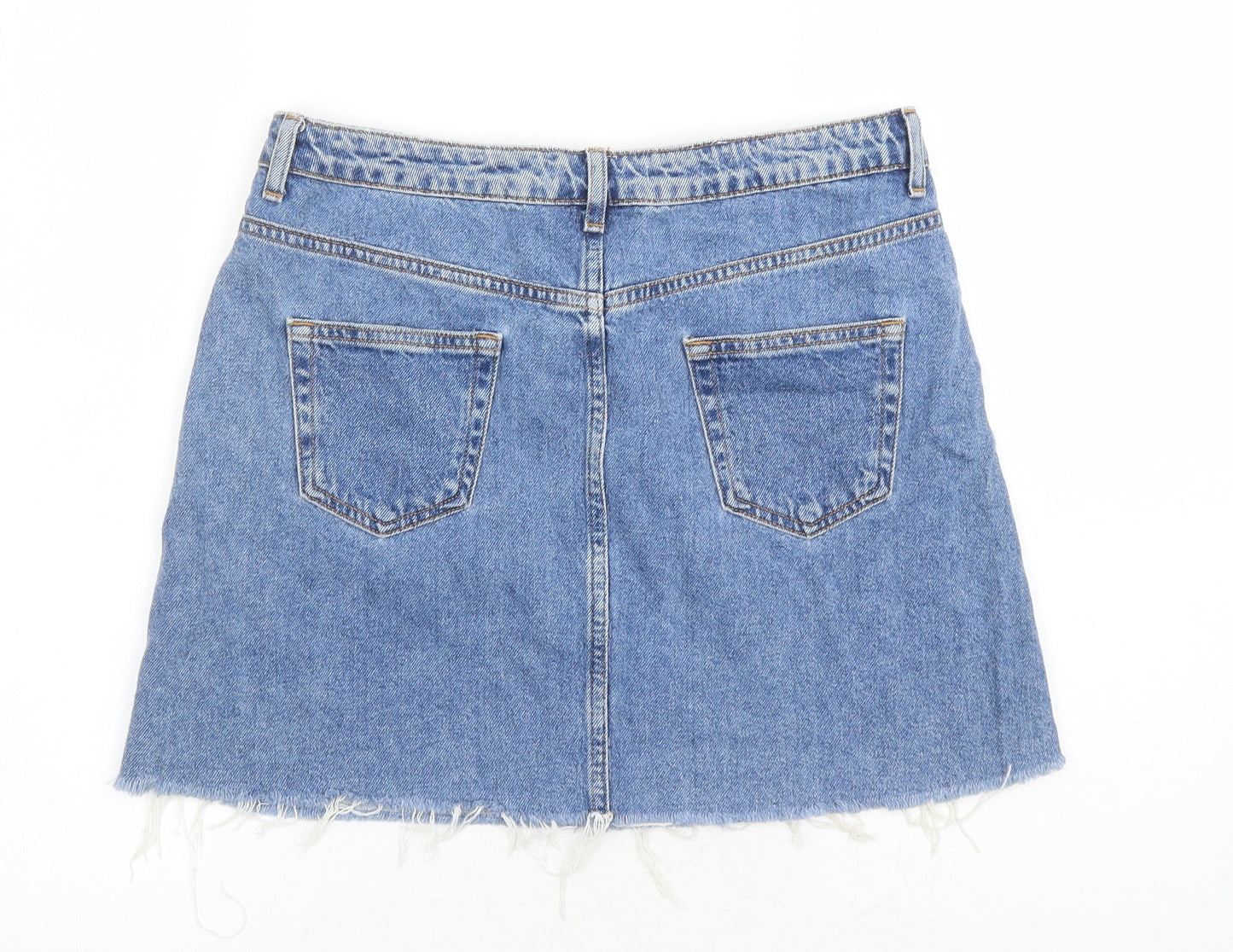 Womens UK Size 12 Denim & Co. A-Line Denim Skirt
