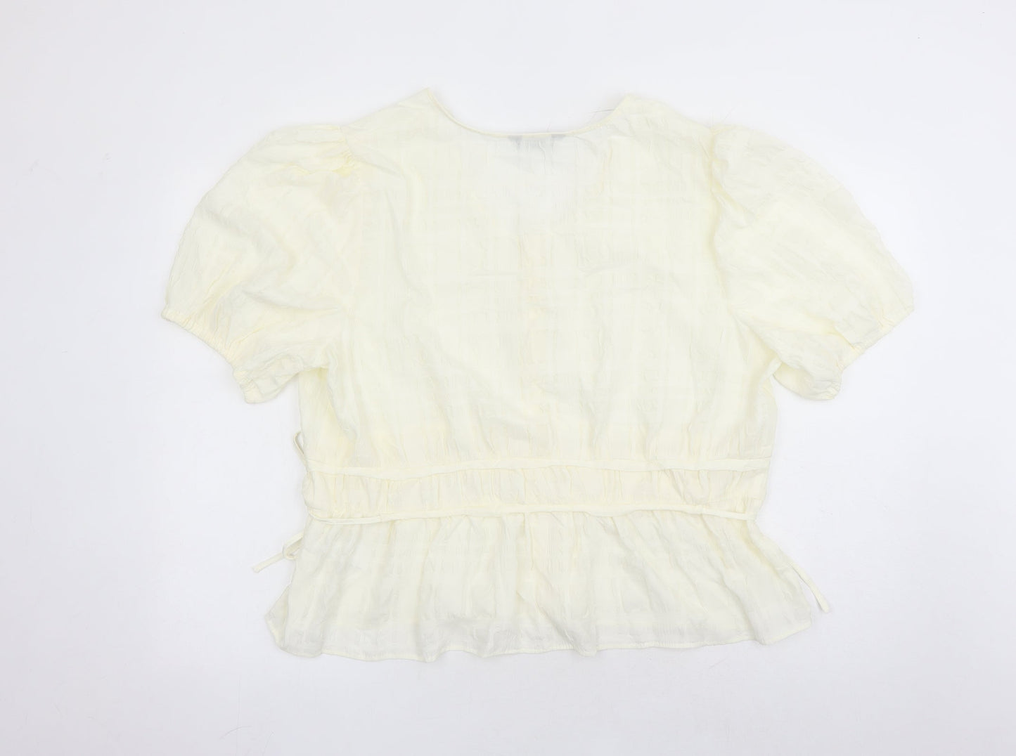 Womens UK Size 20 Marks and Spencer Ivory Basic Blouse