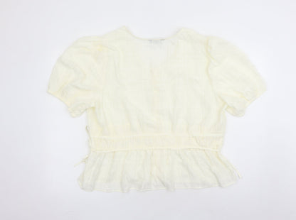 Womens UK Size 20 Marks and Spencer Ivory Basic Blouse