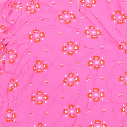 Womens UK Size 8 Marks and Spencer Pink Basic Blouse