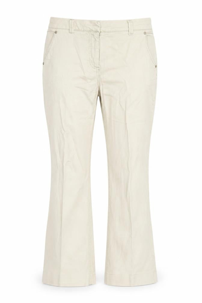 Womens UK Size 10 Per Una Regular Fit Bootcut Beige Jeans