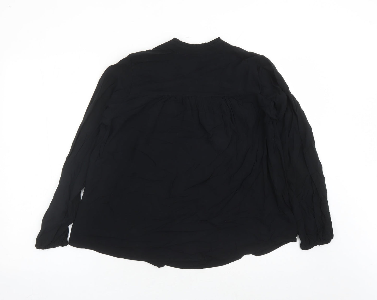 Womens UK Size 8 Marks and Spencer Black Basic Blouse