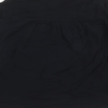 Womens UK Size 8 Marks and Spencer Black Basic Blouse
