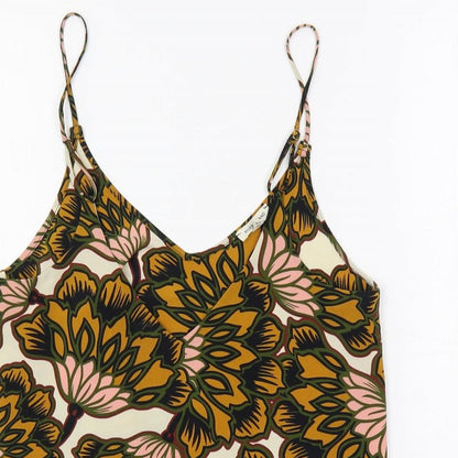 Womens UK Size 6 River Island Multicoloured Camisole Tank