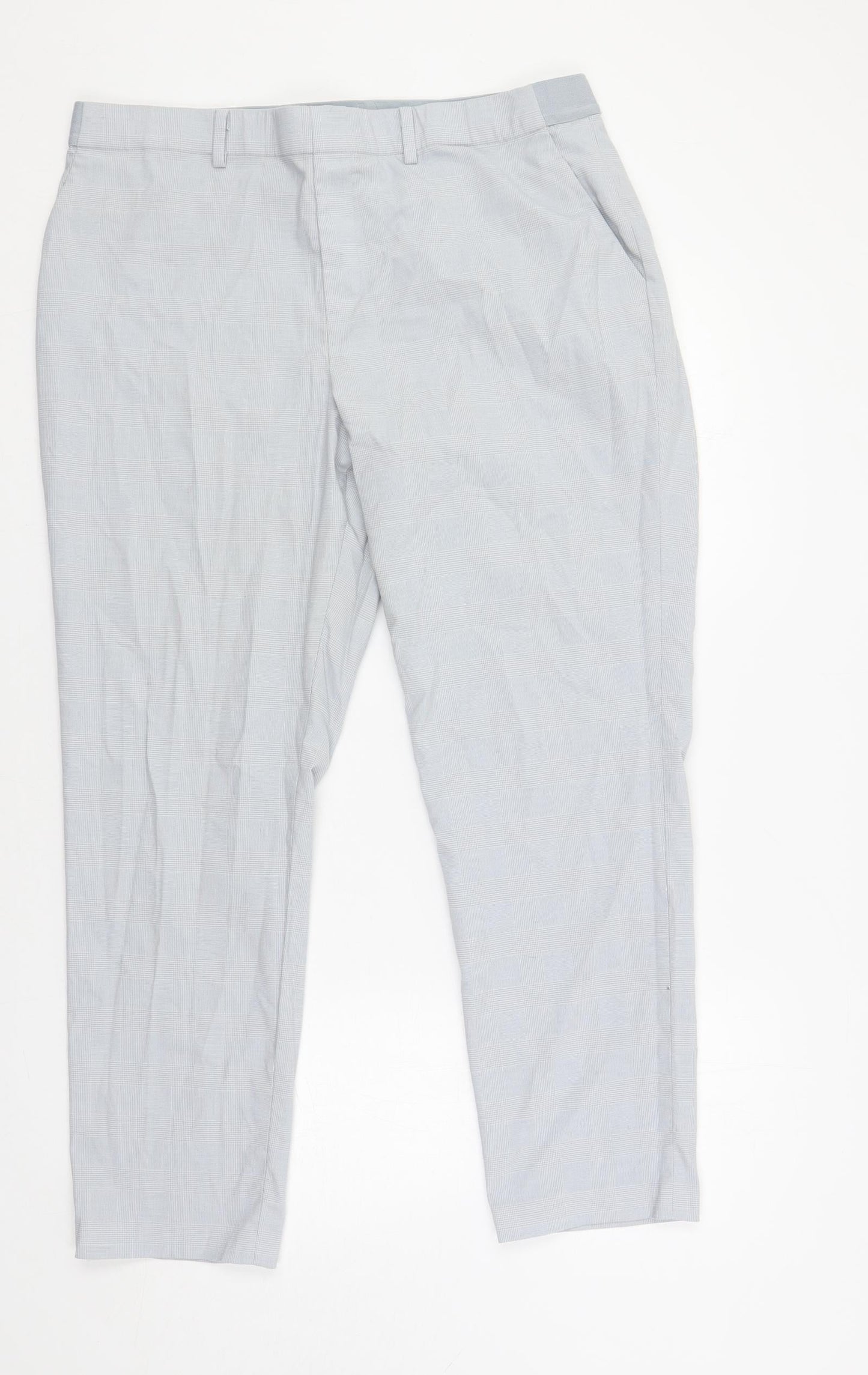 Womens UK Size 33 in Uniqlo Regular Fit Chino Grey Trousers