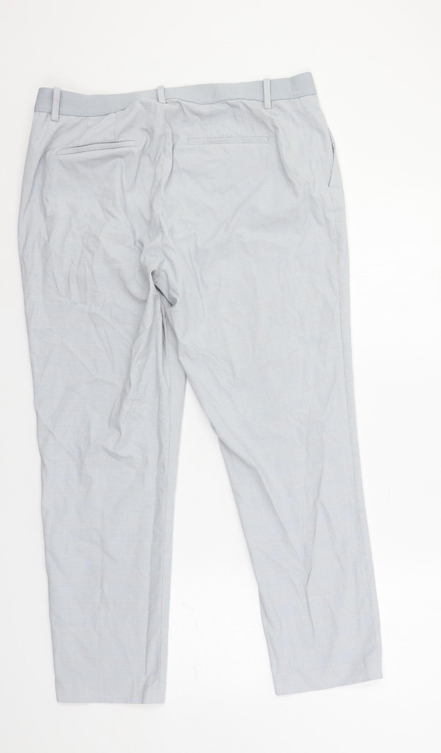 Womens UK Size 33 in Uniqlo Regular Fit Chino Grey Trousers