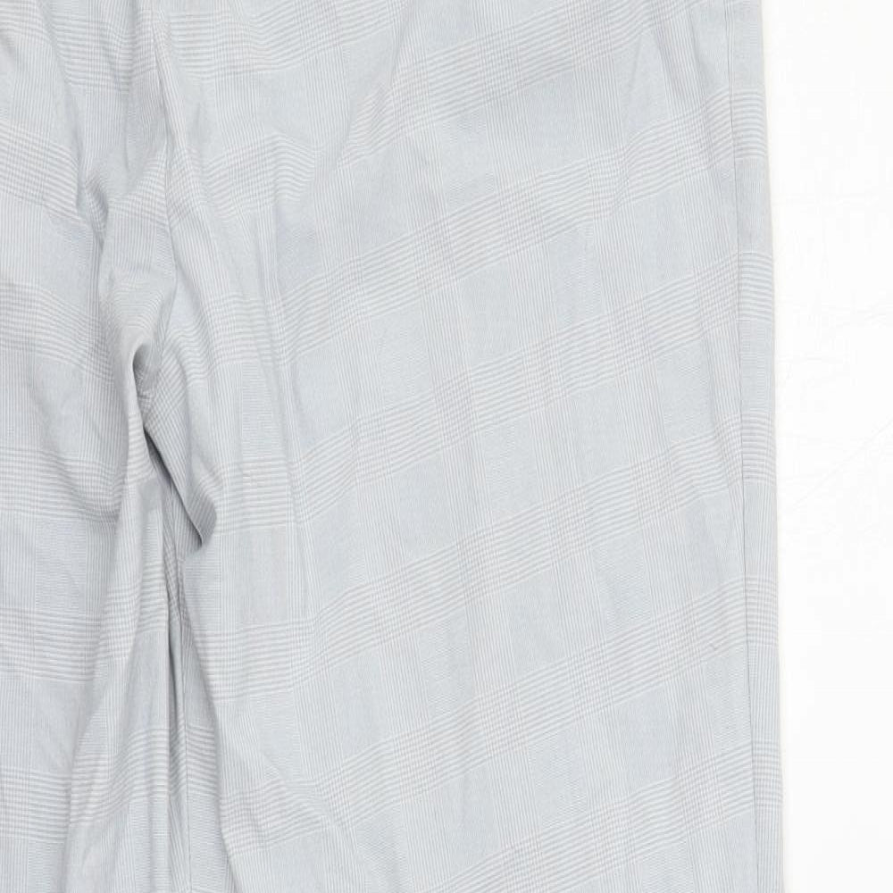 Womens UK Size 33 in Uniqlo Regular Fit Chino Grey Trousers