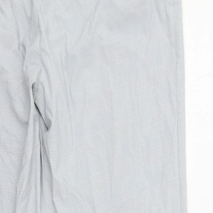 Womens UK Size 33 in Uniqlo Regular Fit Chino Grey Trousers