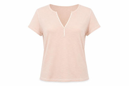 Womens UK Size M Eddie Bauer Pink Basic T-Shirt