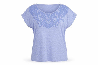 Womens UK Size 14 Limited Collection Blue Basic T-Shirt