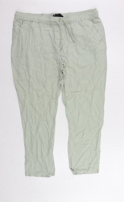 Womens UK Size 40 in ASOS Regular Fit  Green Trousers