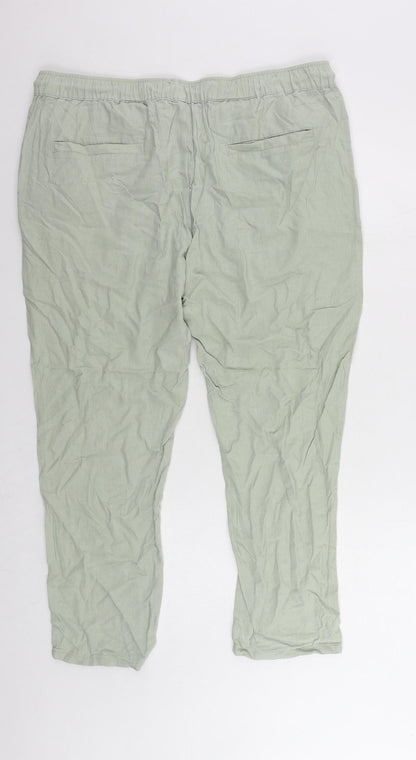 Womens UK Size 40 in ASOS Regular Fit  Green Trousers
