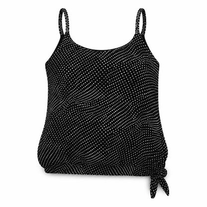 Womens UK Size 14 GOLD Black Camisole Tank