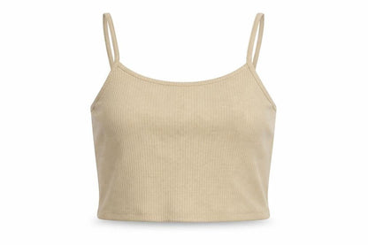 Womens UK Size 10 Boohoo Beige Cropped Tank